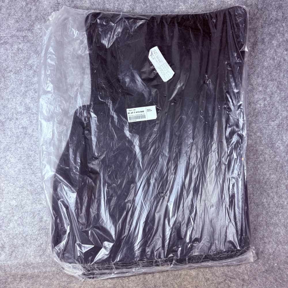 MINI F54 Clubman Floor Mats Black BMW Group 51477413042 Genuine OEM New